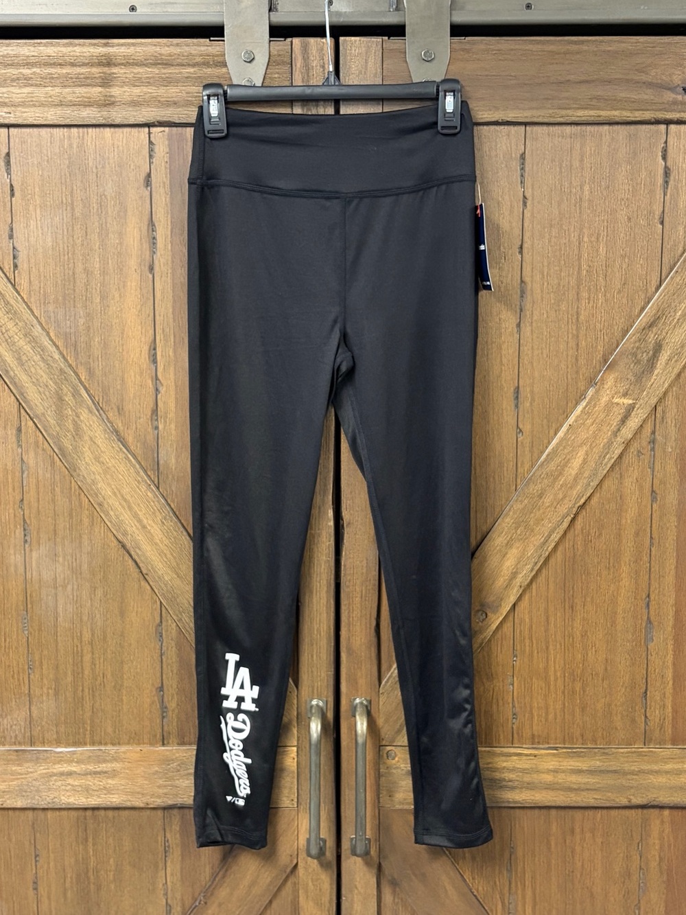 Fanatics Los Angeles Dodgers Athletic Athleisure Leggings Black Size Small NWT - Picture 2 of 8